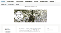 Desktop Screenshot of hg-jagtforening.dk
